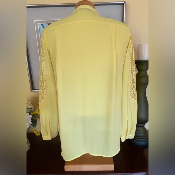 The Kooples Lace Sleeve Blouse - Picture 3 of 7